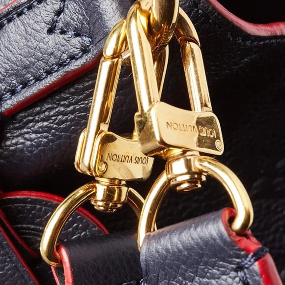 Louis Vuitton Marine/Rouge Monogram Empreinte Leather Melie Bag - Picture 12 of 12